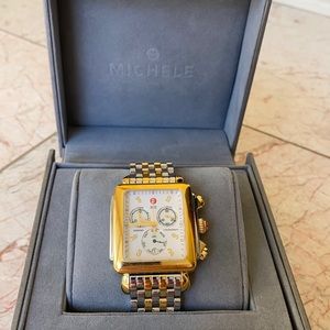 Deco Diamond Chronograph Watch, 33mm